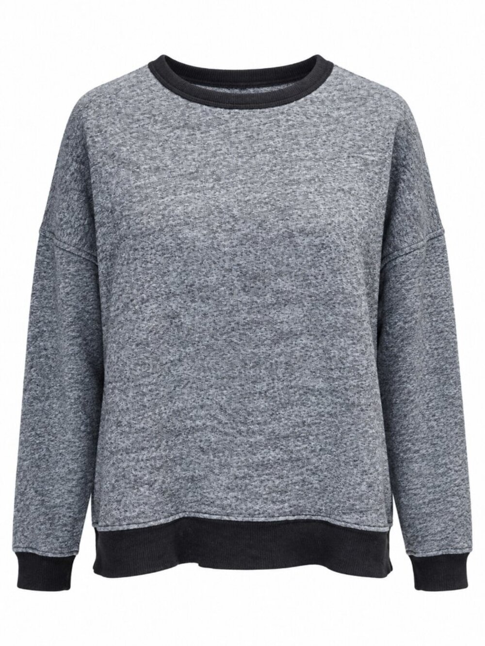 The Great. Grey Marled Crewneck Sweatshirt Size 1